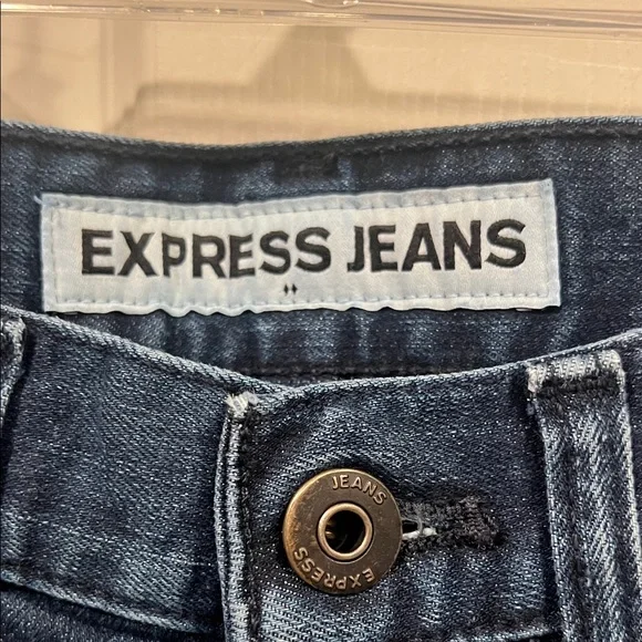 Express Midnight Blue Slim Straight Jeans - Picture 2 of 10